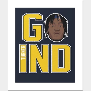 Myles Turner Indiana GO IND Posters and Art